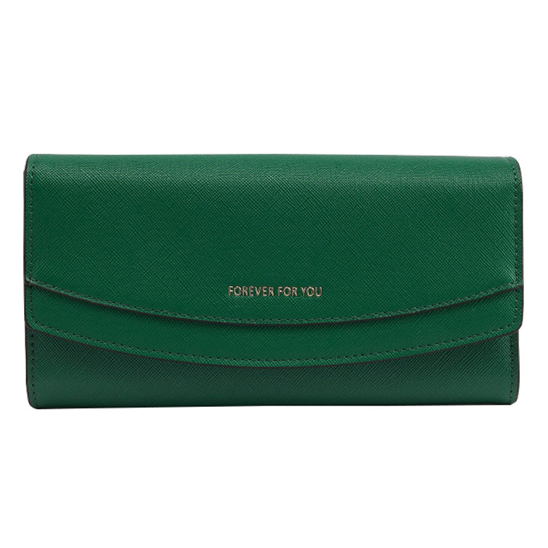FFY FY207-39 Stilfuld kvinder PU-læder Tri-fold lang pung Multi Card Slots Pung clutch taske FFY FY207-39 Stilfuld kvinder PU-læder Tri-fold lang pung Multi Card Slots Pung clutch taske